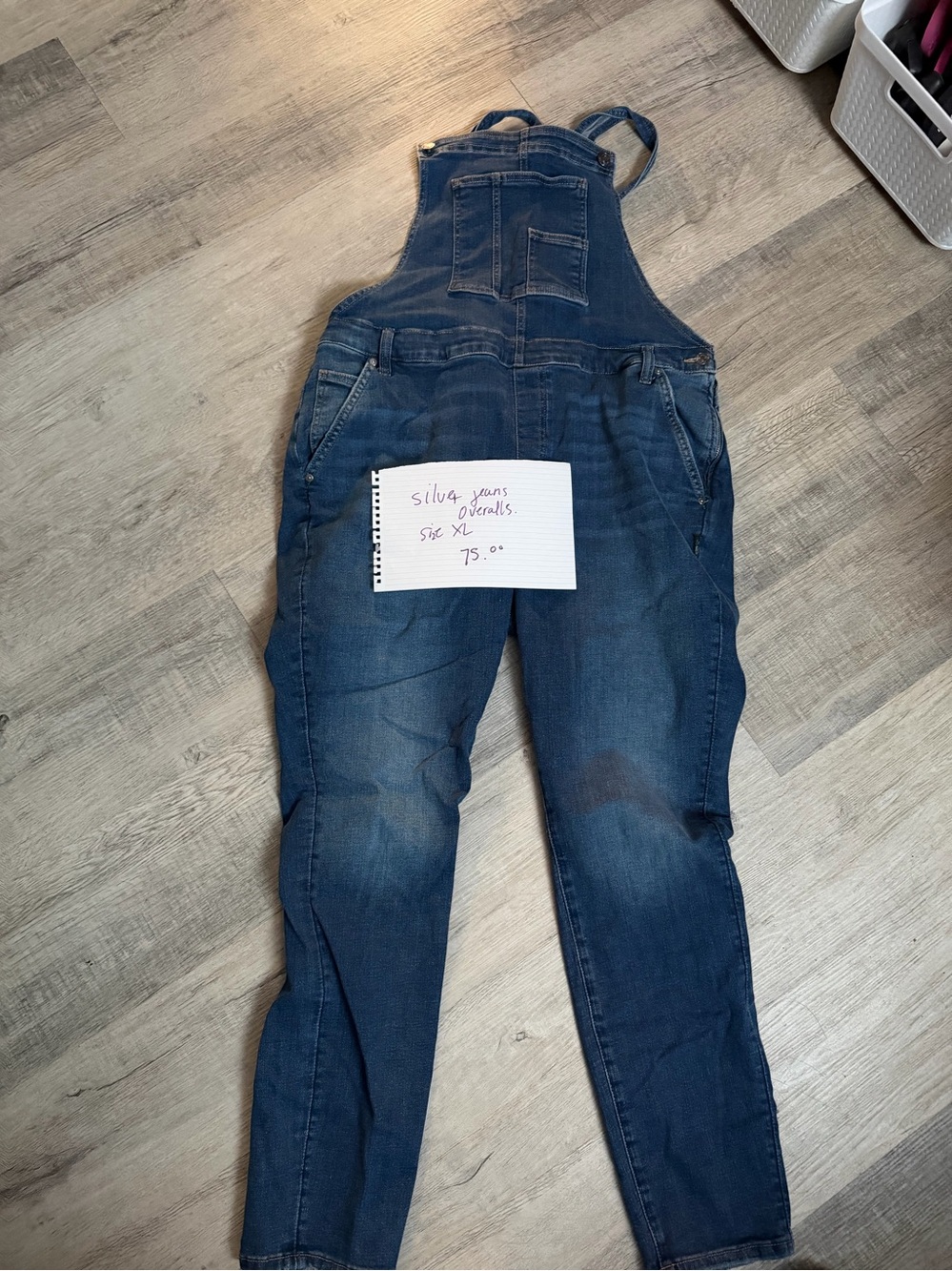 Silver Women's Blue Denim Overalls